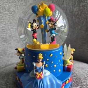 Disney Musical Birthday Water Snow Globe the 100th birthday of Minnie/Mickey